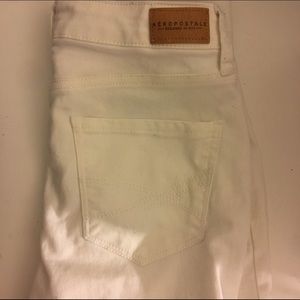 White Aeropostale High Waisted Jeggings