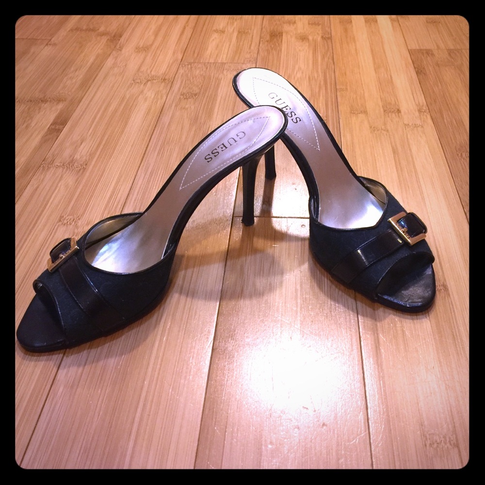 Guess slide heels sz 7.5