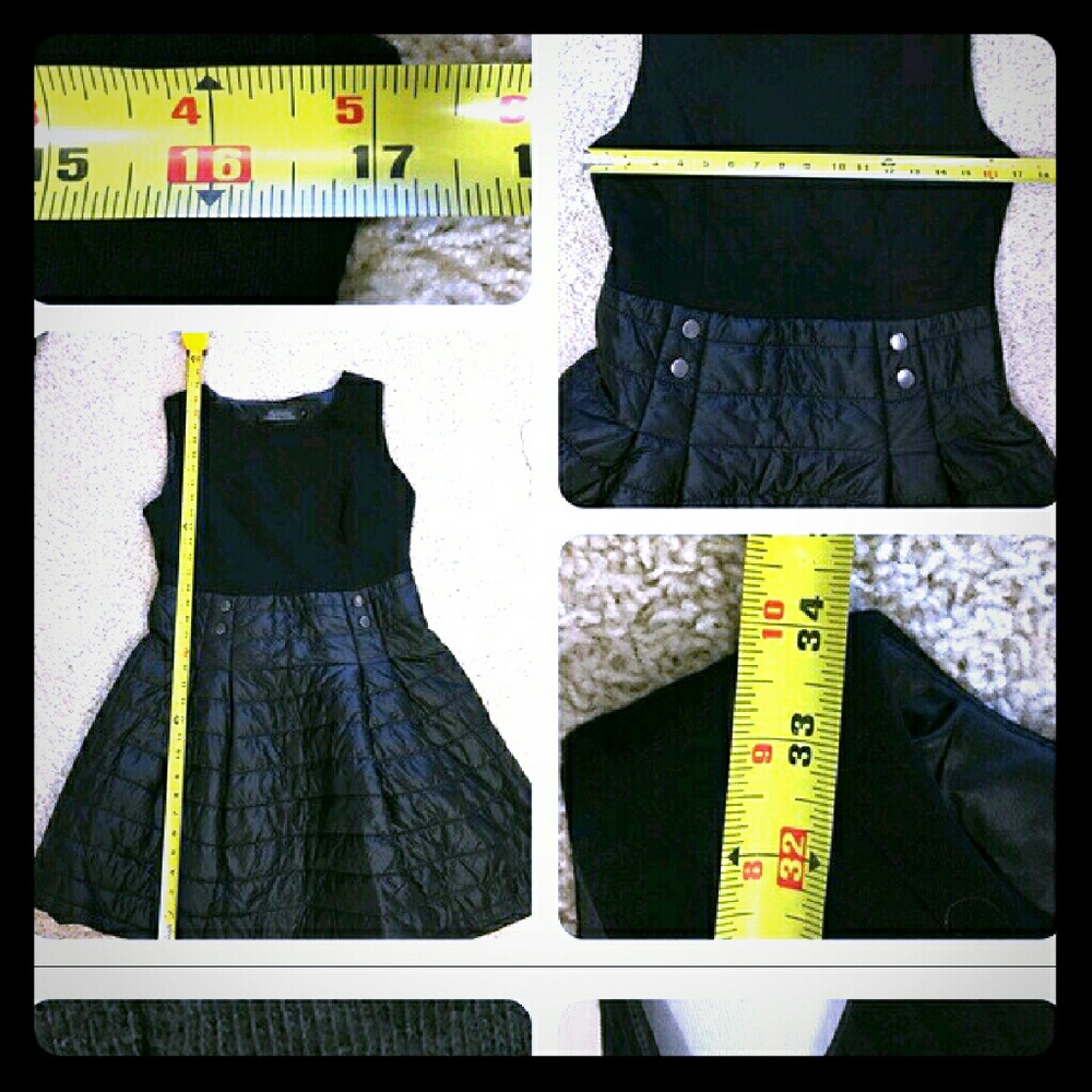 Super cute black quilted dress