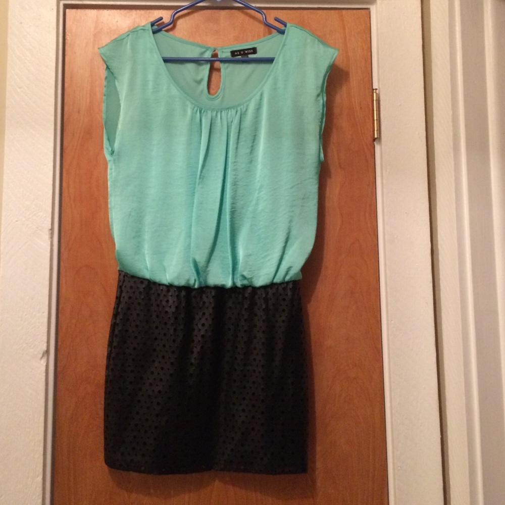 Sultry teal and black mini!