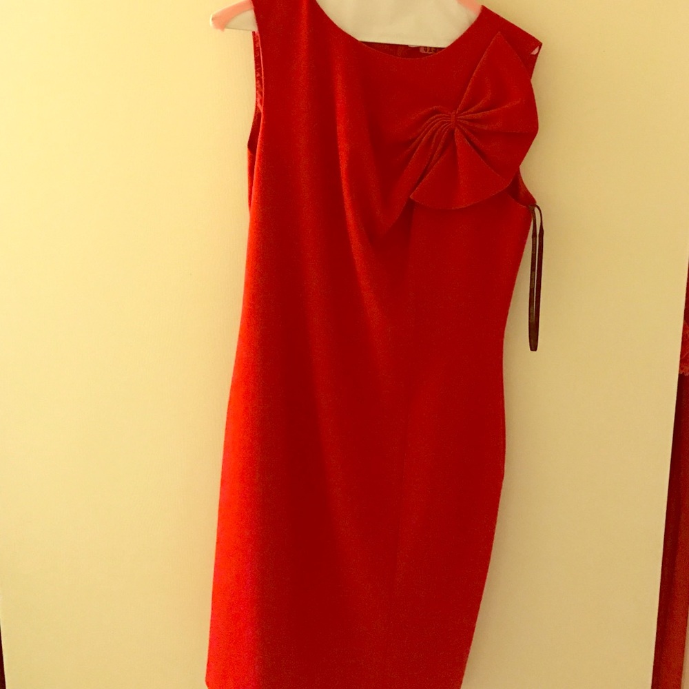 Calvin Klein red dress
