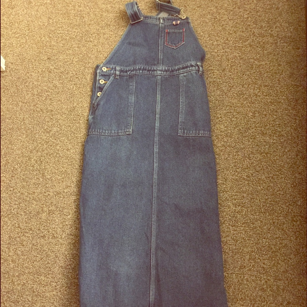 Denim long dress! The quality is very good!