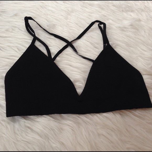 Seamless Front Cross Bralette - Picture 6 of 7