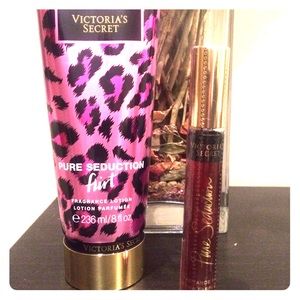 VS limited edition lotion + body spray set
