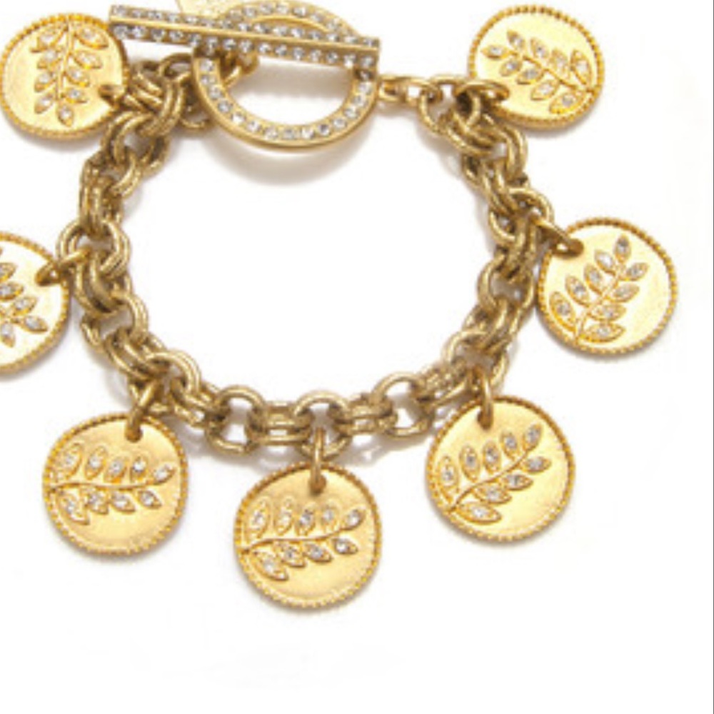 Badgley Mischka Authentic coin bracelet NWOT