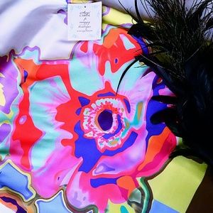 🚨SALE🚨 Chin bright floral 70s inspired dress