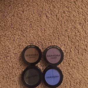 Set of 4 sephora eyeshadow