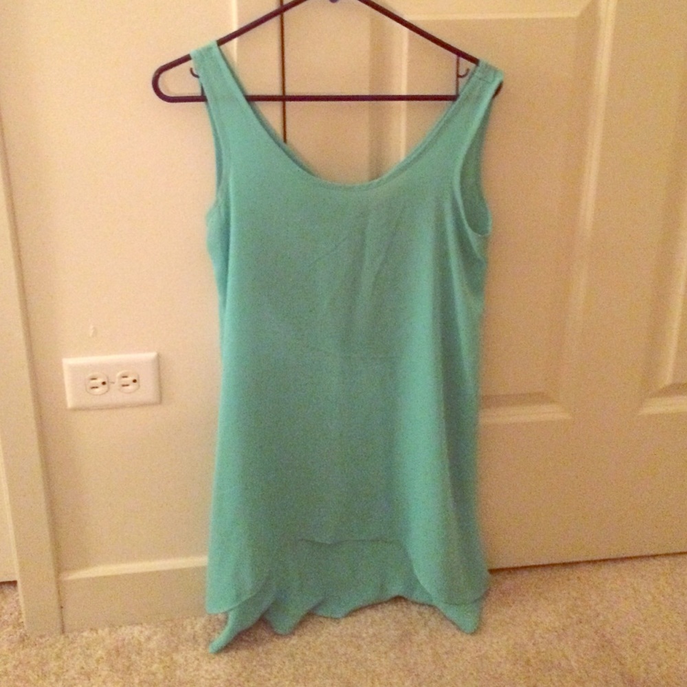 Flowy Turquoise Top