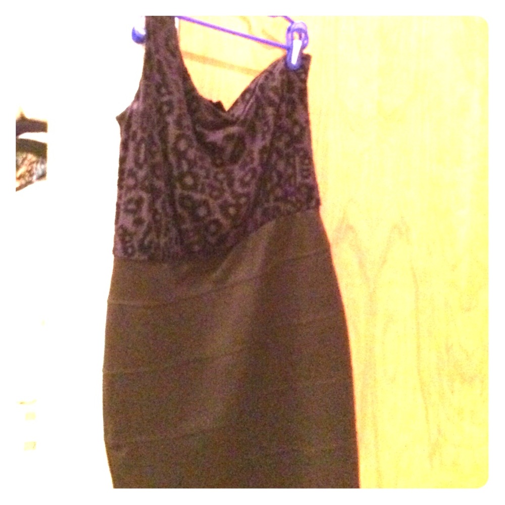 Sexy leopard one shoulder mini!