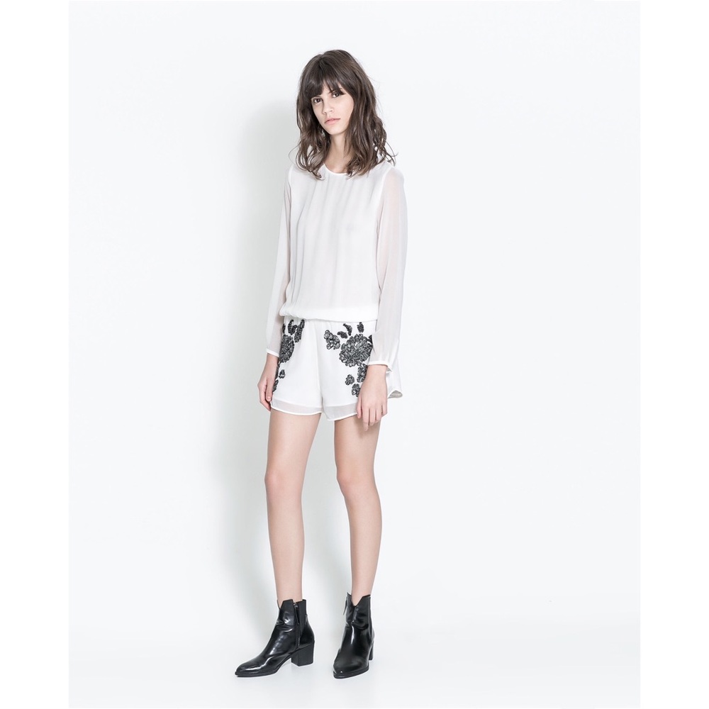 Zara sequin romper