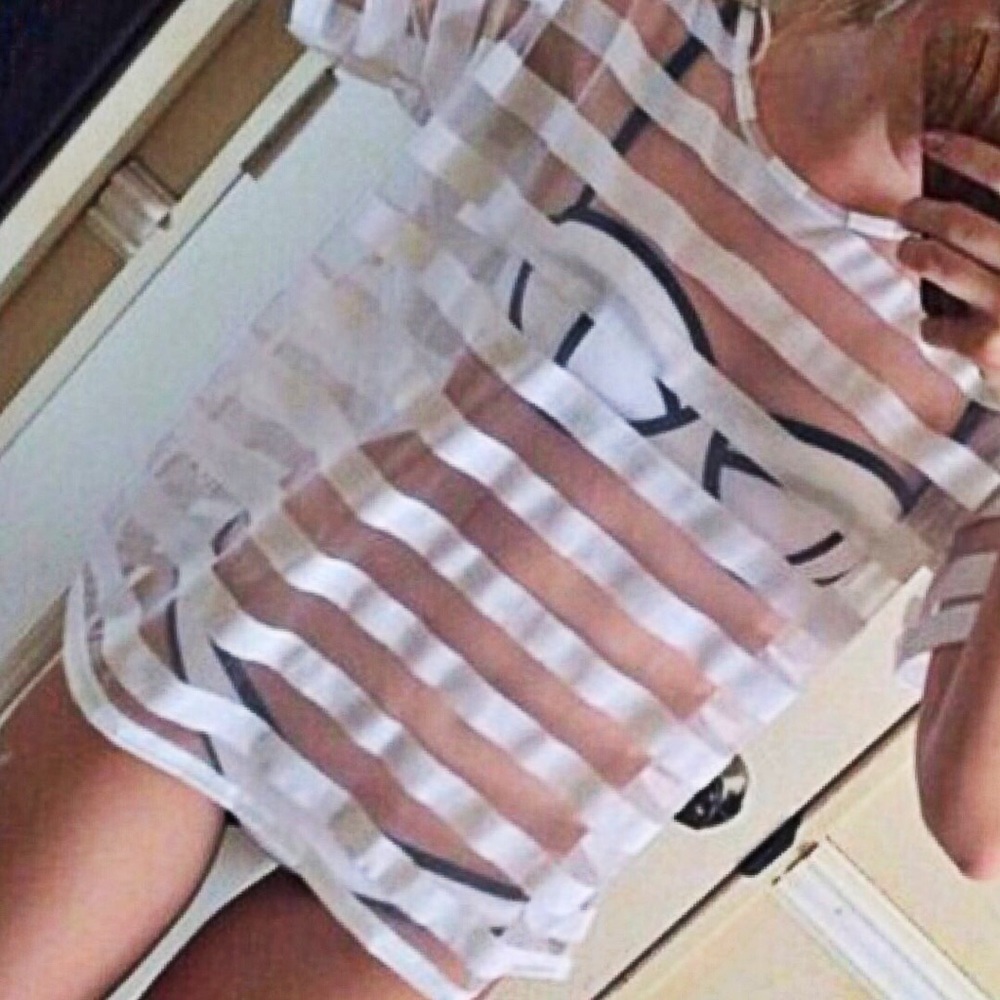 Bikini pink cover up