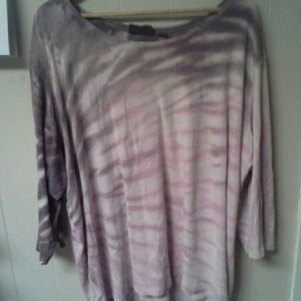 Tie Dye Plus Size Top