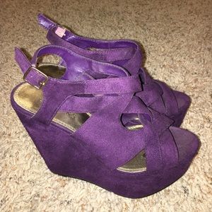 Purple Bakers wedges