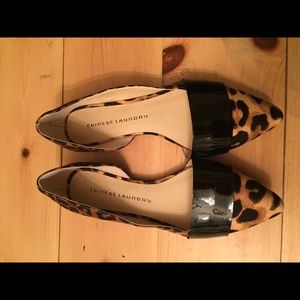 Chinese Laundry Leopard Flats, size 8