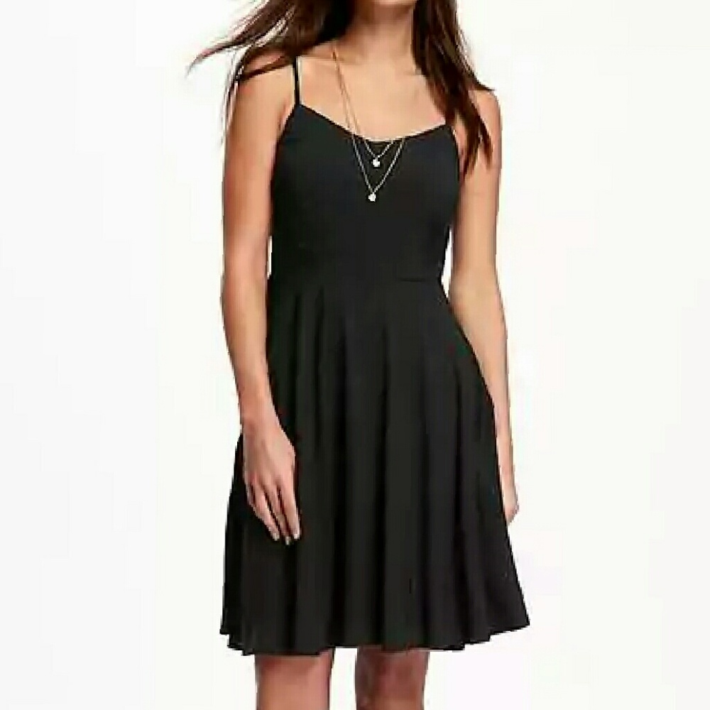 SALE... Polka-dot Fit & Flare Cami Dress