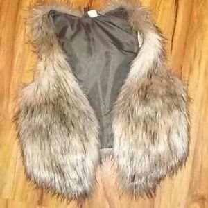 H&M fur vest