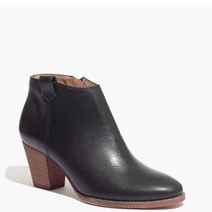 SOLD Madewell black leather Billie boot