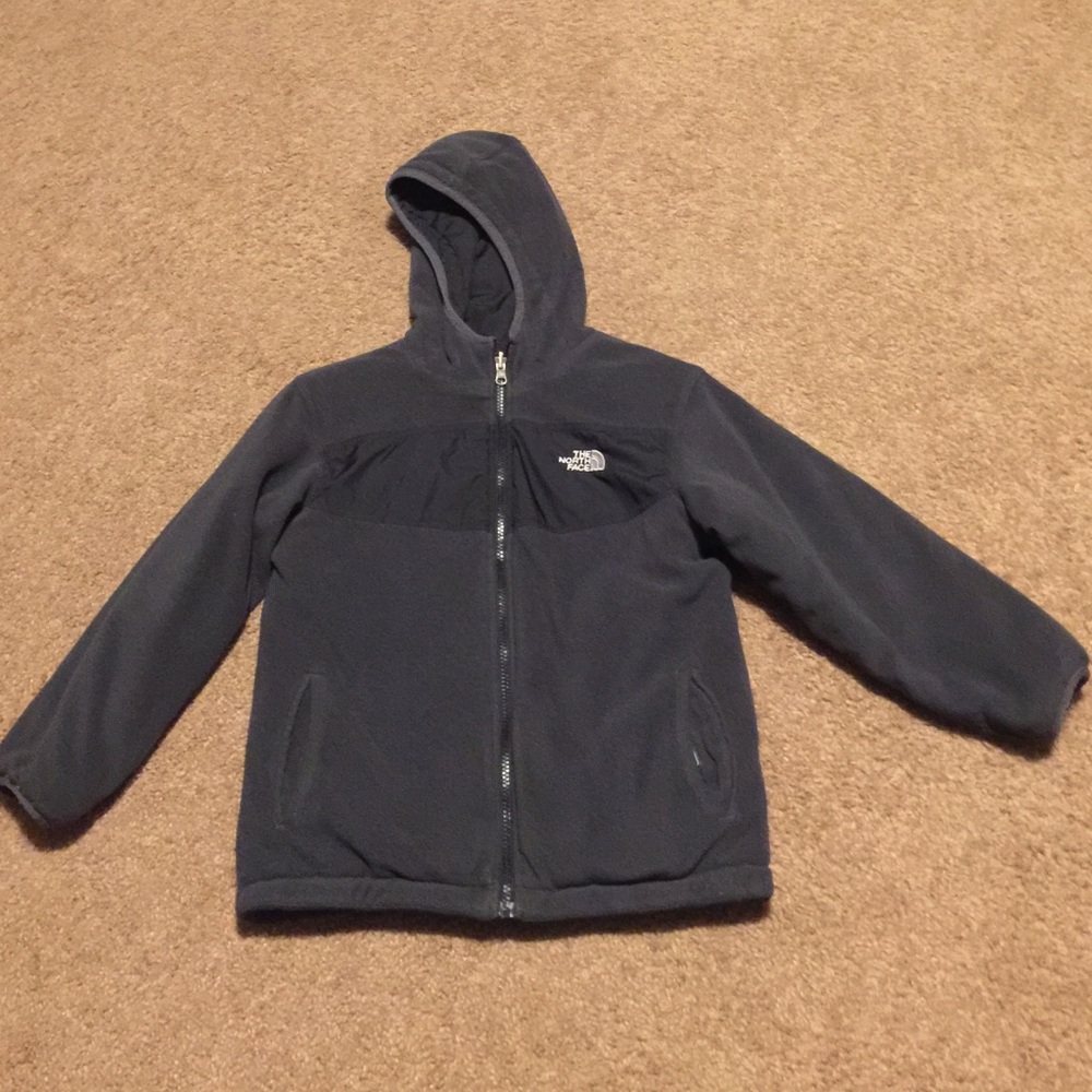 Boys Reversible Polartec North Face Jacket