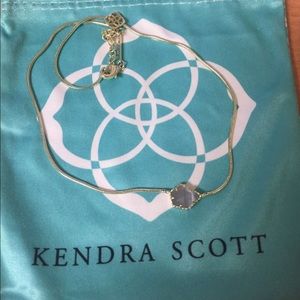 Kendra Scott Mara Pendant Necklace in Slate