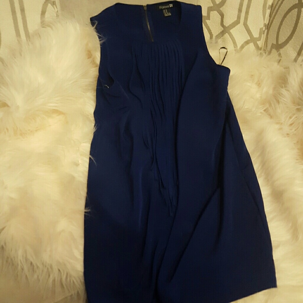Royal blue dress