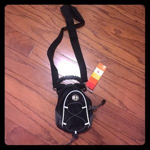 Small black fanny carry all