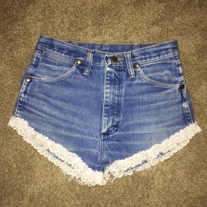 Urban Outfitters Wrangler High Waisted Shorts