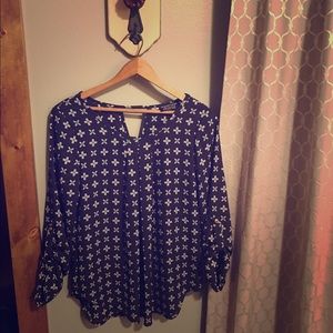 Paper moon for Stichfix rayon blend blouse