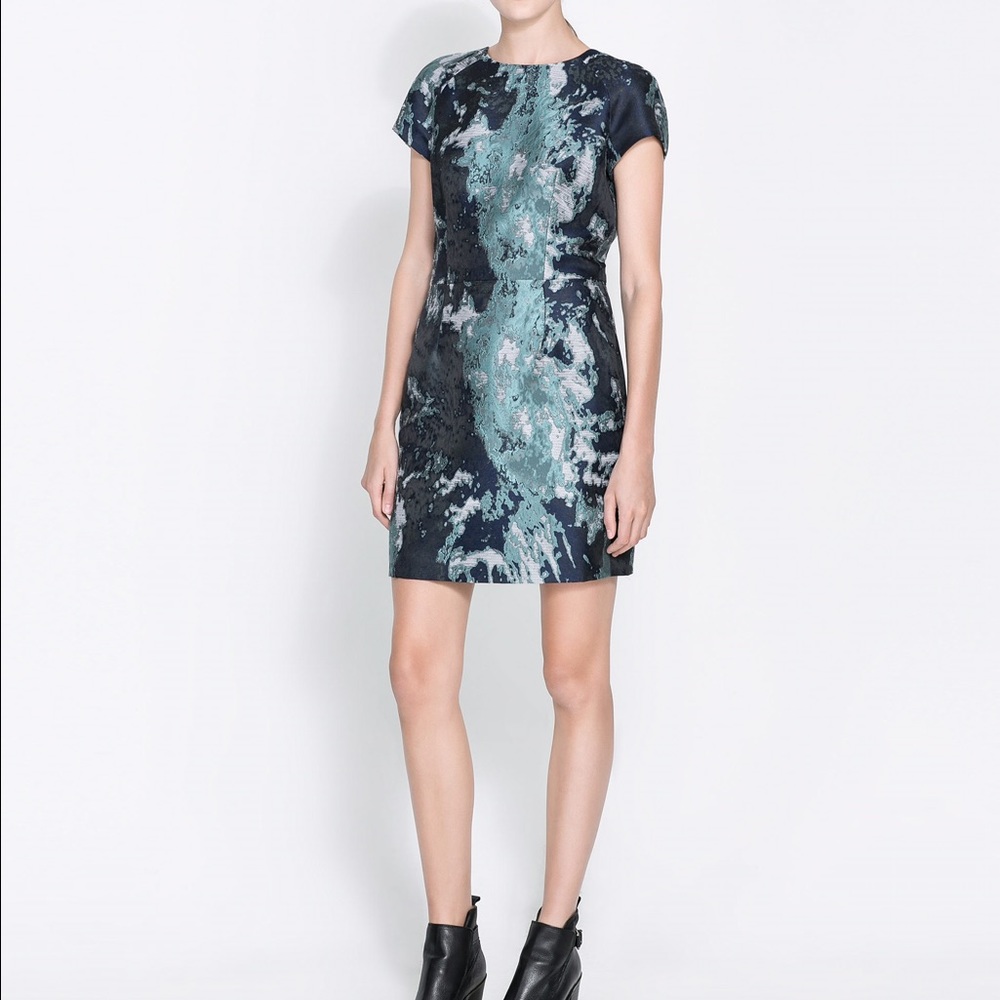 Zara Jacquard Dress
