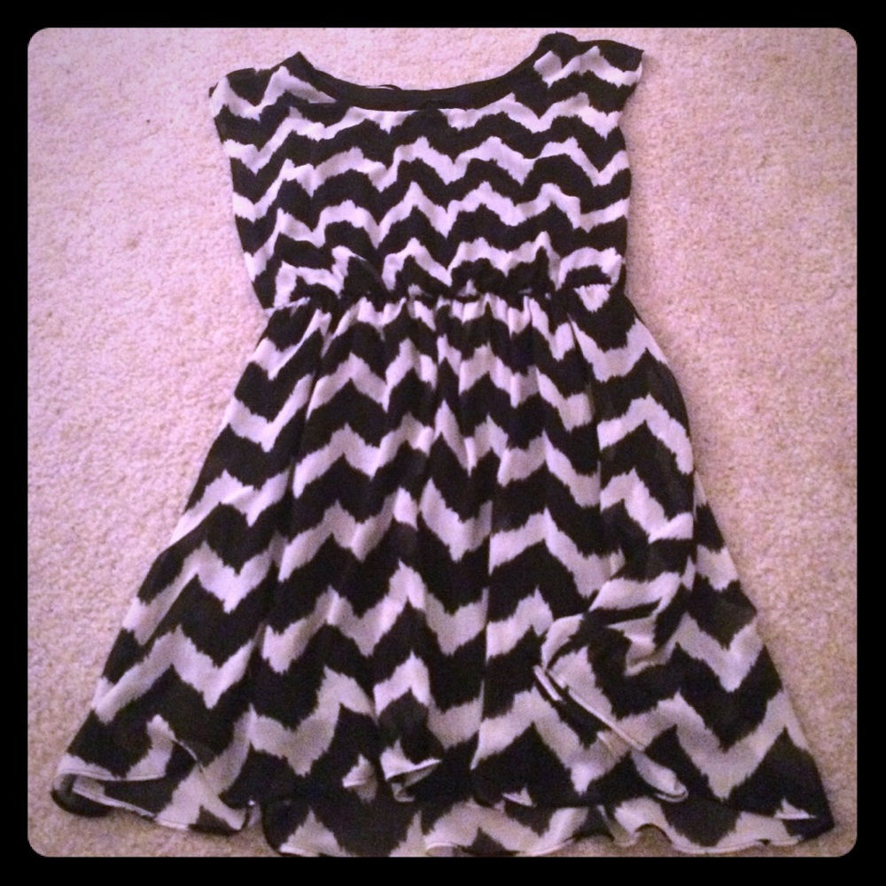 Zig-Zag Pattern Dress