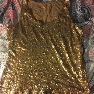 NY & Co. Sequined Tank Top