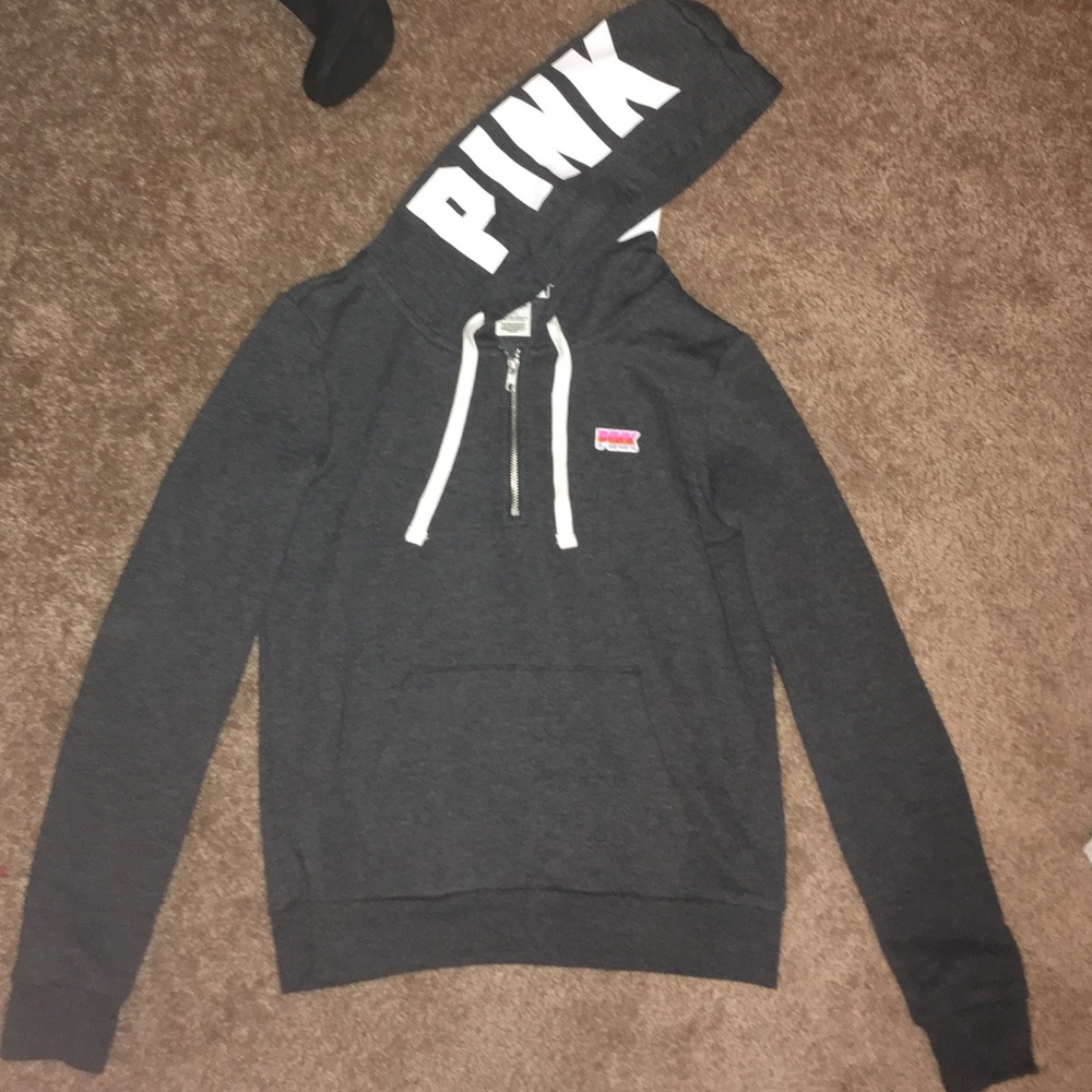 PINK vs quarter zip hoodie