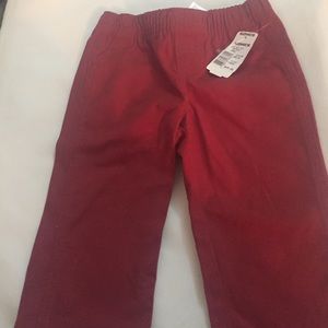 Carters red baby boy pants (9 months )