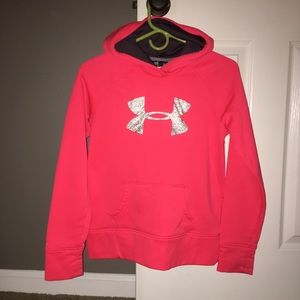 Under Armour Hoodie with Silver Glitter Logo