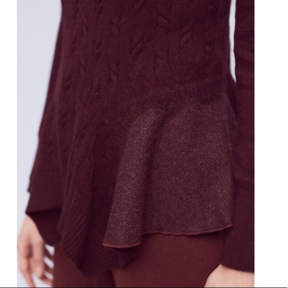 Anthropologie Audrey Peplum blouse - Picture 2 of 8