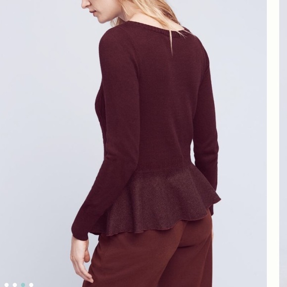 Anthropologie Audrey Peplum blouse - Picture 3 of 8