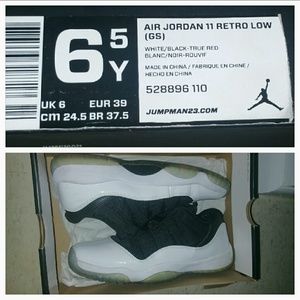 Jordan 11 low 6.5 GS