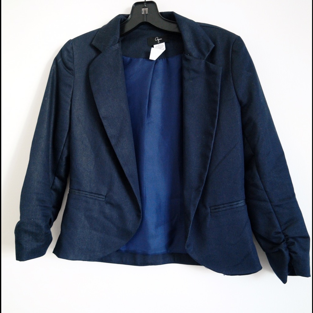 Aqua 3/4 Sleeve Blazer