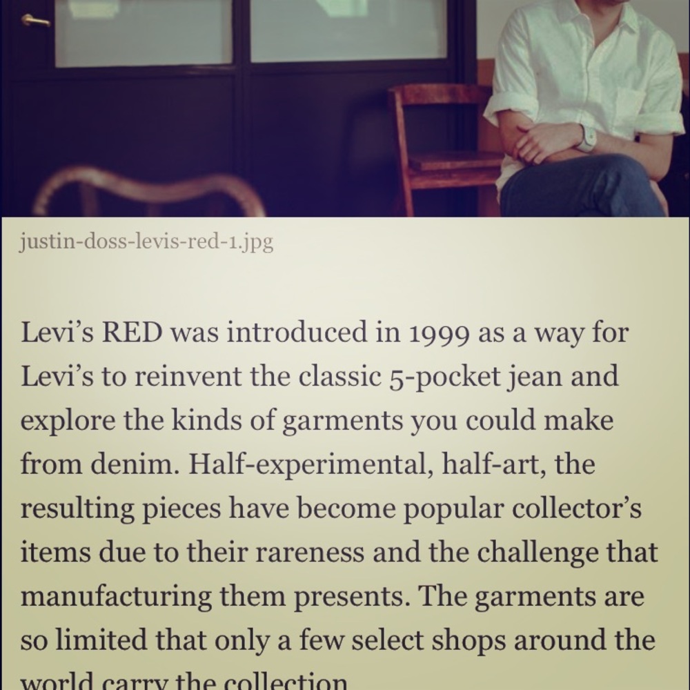 Levi's Red Collection Original