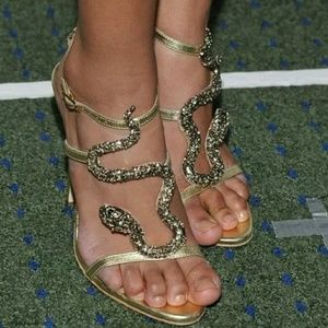 Roberto Cavalli Snake Sandals