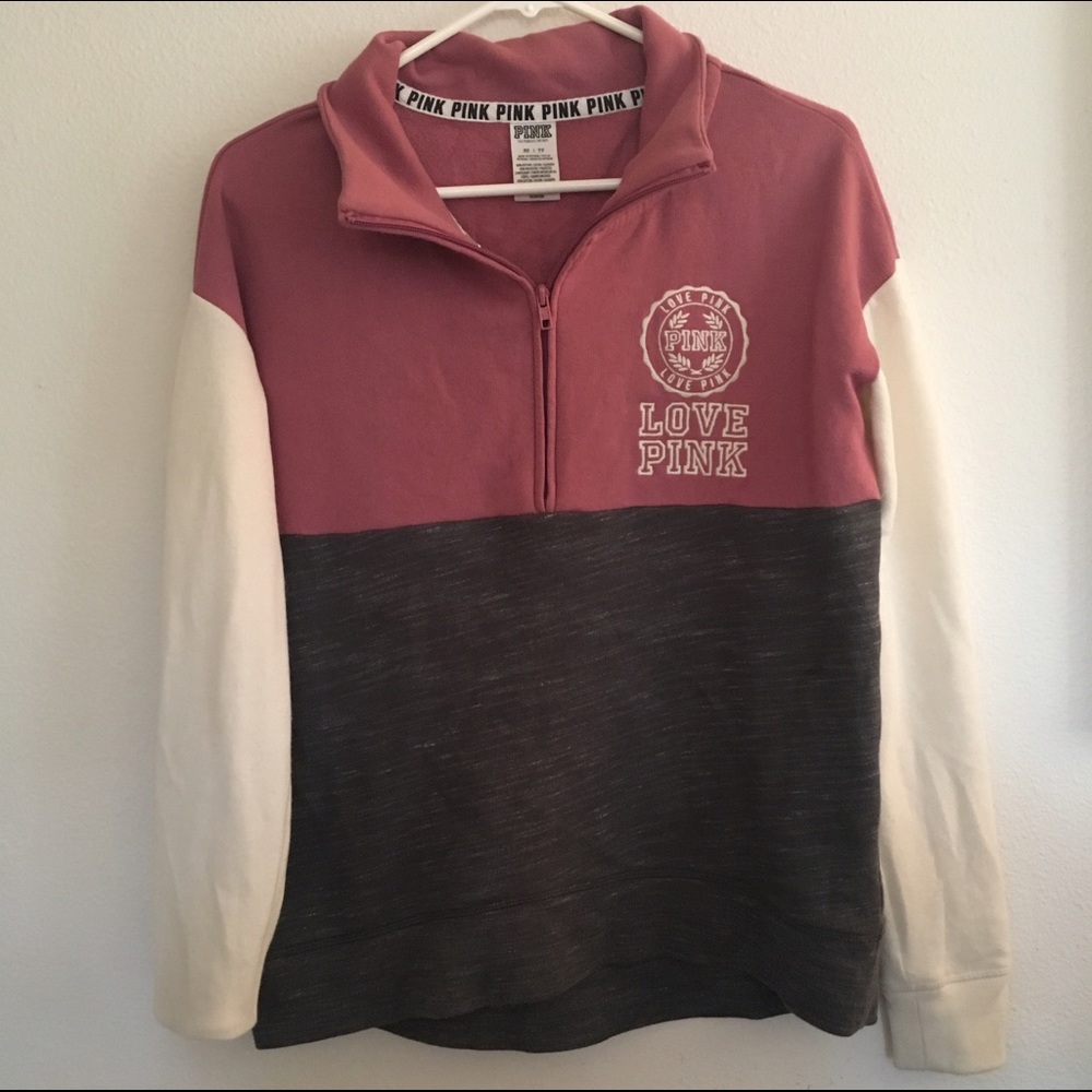 PINK Victoria's Secret Half Zip