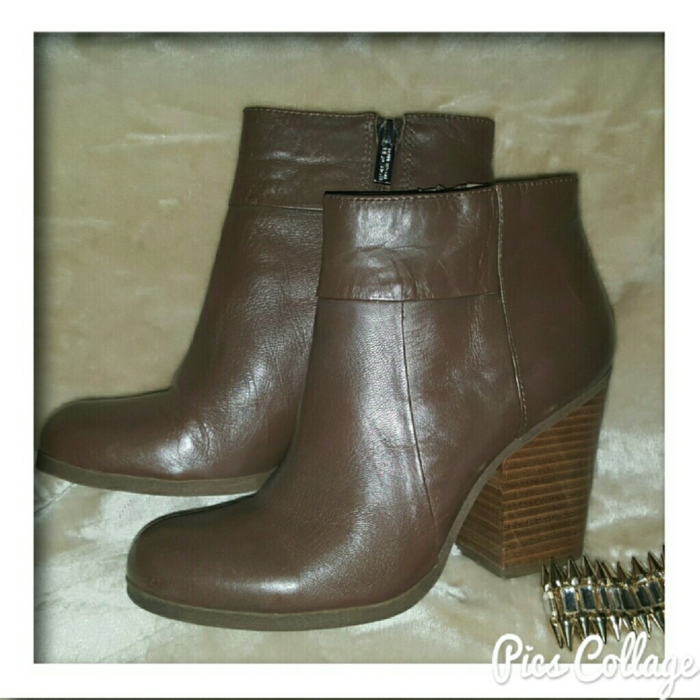Kenneth Cole Leather Booties
