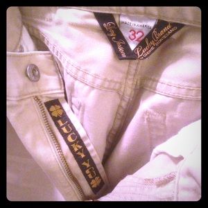 Men's Tan Lucky Bootcut Jeans