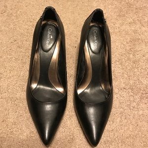 Calvin Klein black heels