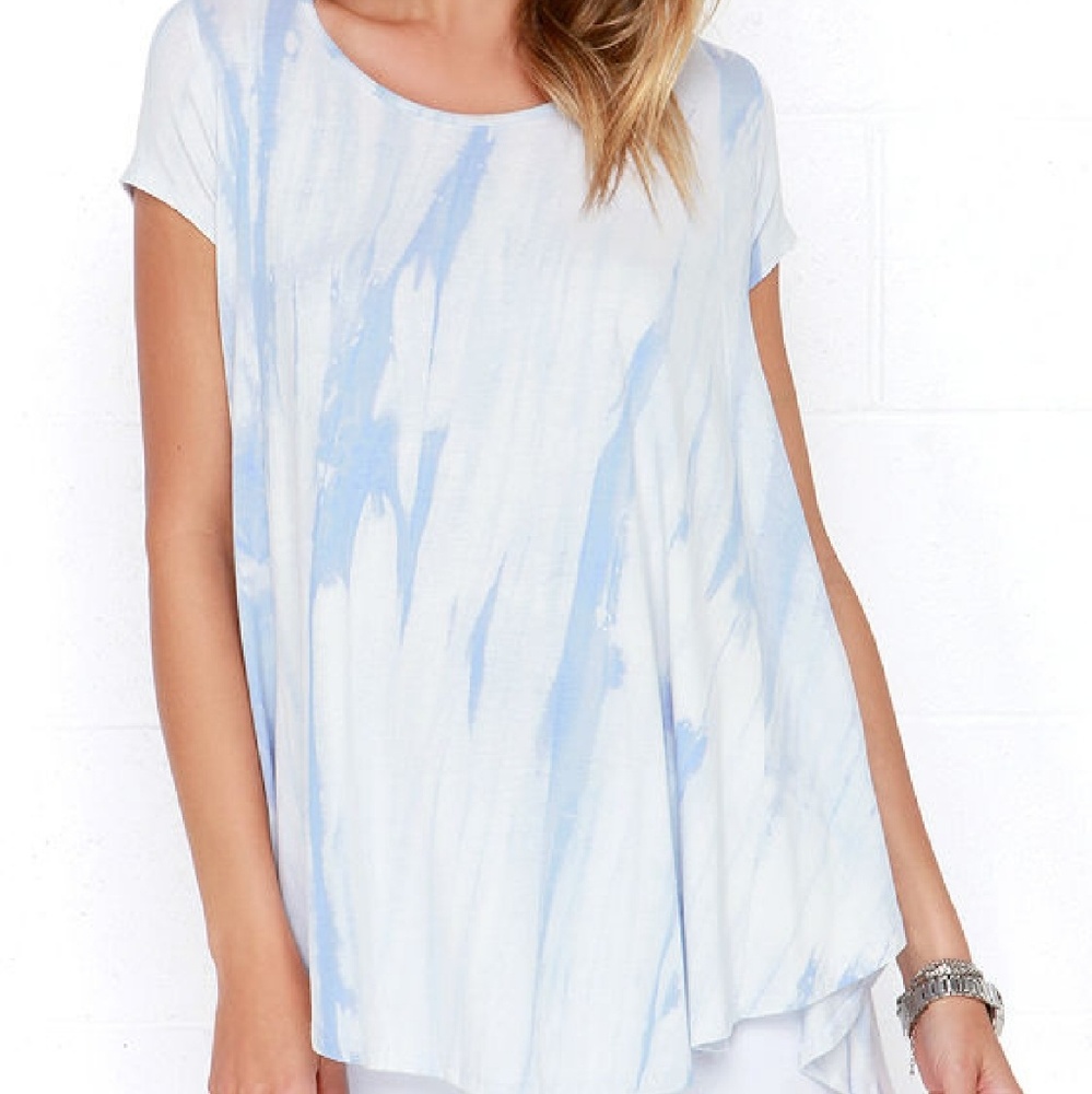 SOLD - Short Sleeve Tie-Dye Swing Shirt