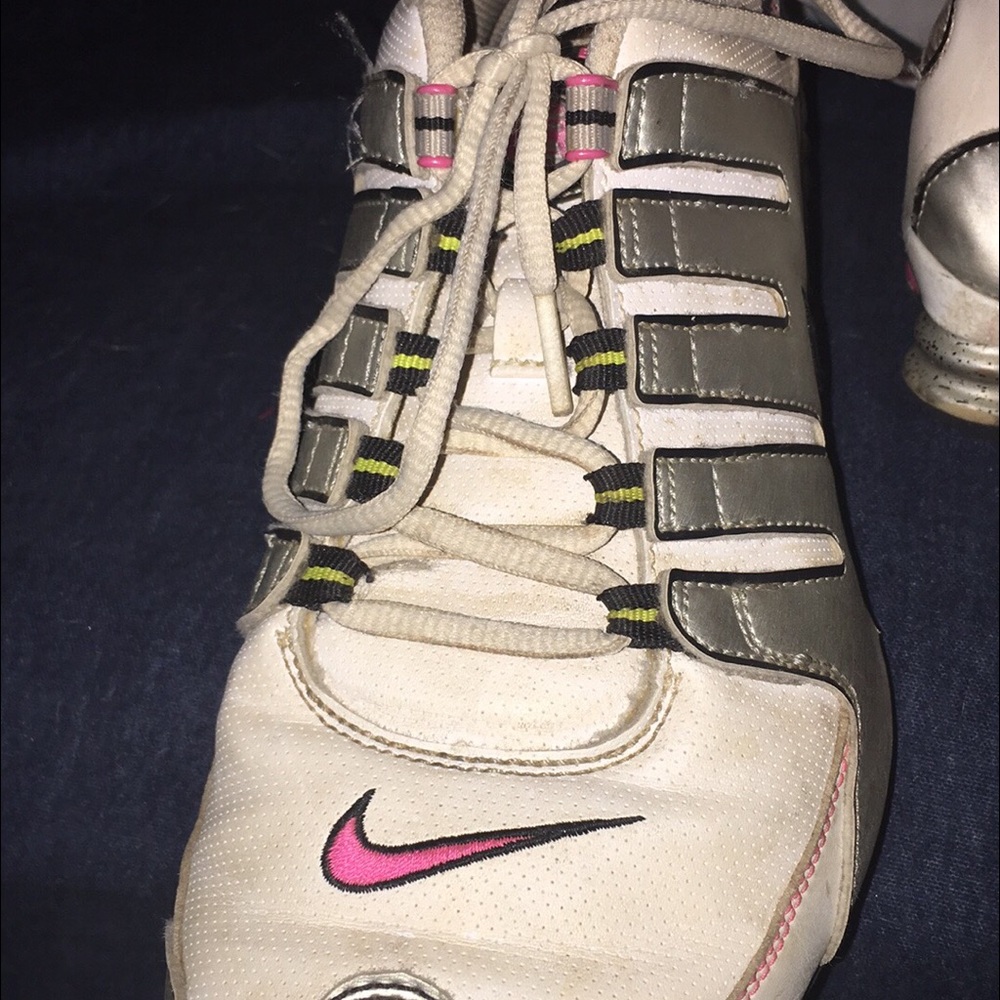 Women's size ten Nike Shox.  Very used.
