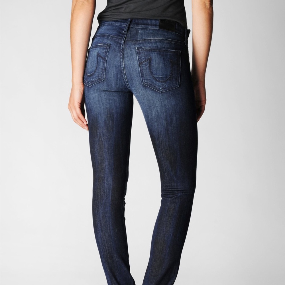 True Religion Victoria Mid-Rise Skinny Jean
