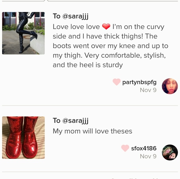 Last Size 11🖤 Black Leather Over The Knee Boot - Picture 5 of 8