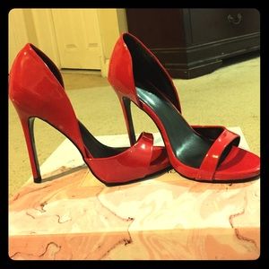 Call It Spring Fire Engine Red Heels