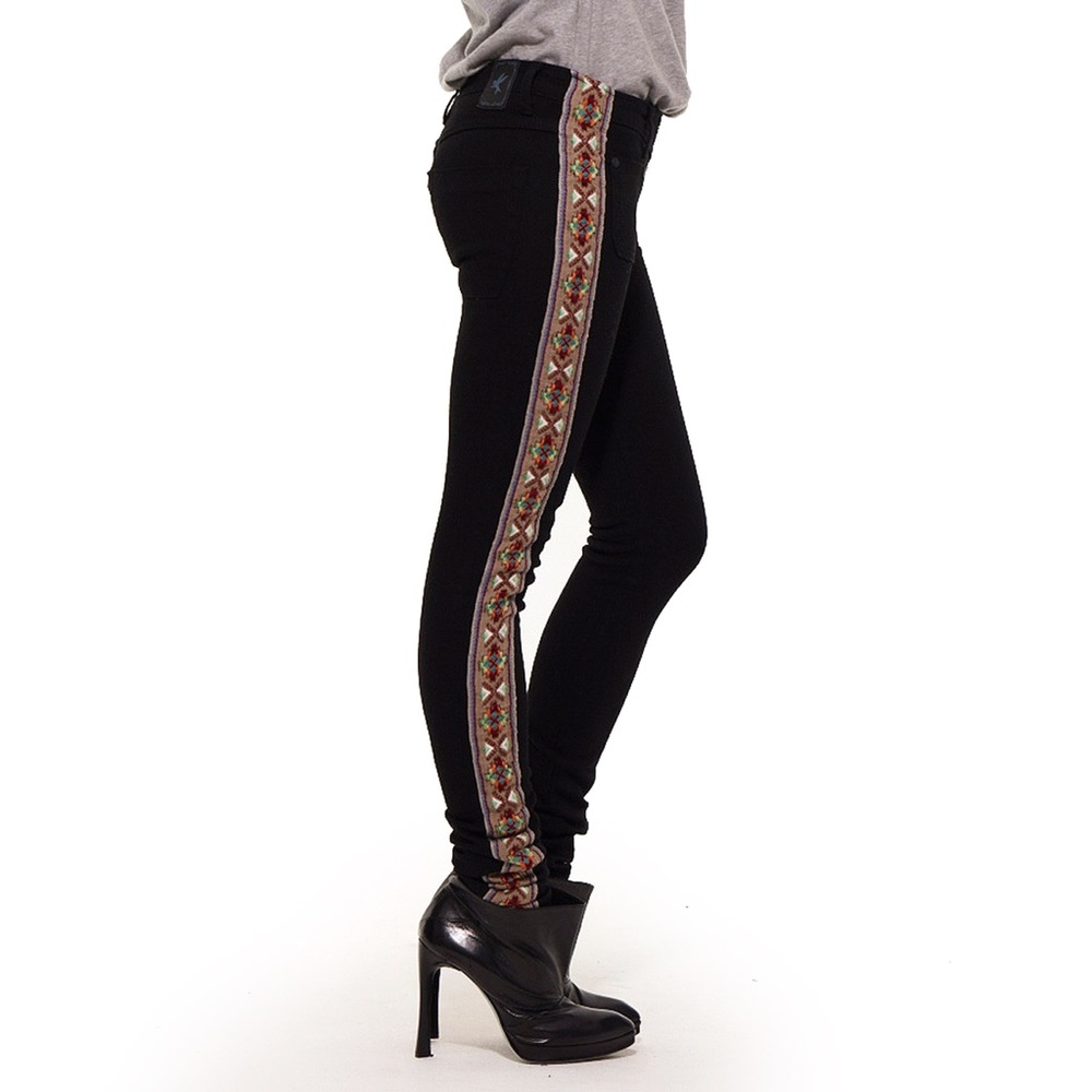 One Teaspoon Aztec Dixies Skinny Jeans Fiction
