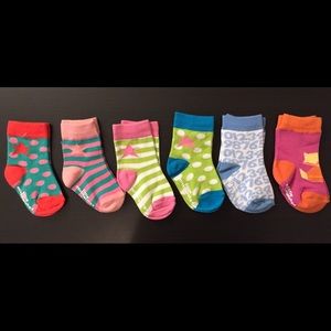 ❤️NEW LittleMissMatched Baby Girl Socks❤️6 pairs!